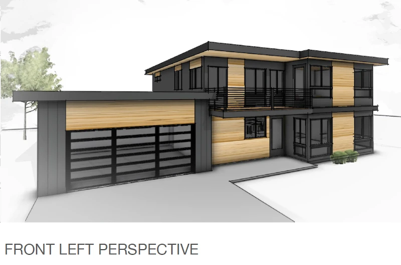 Olympic Front Left Elevation