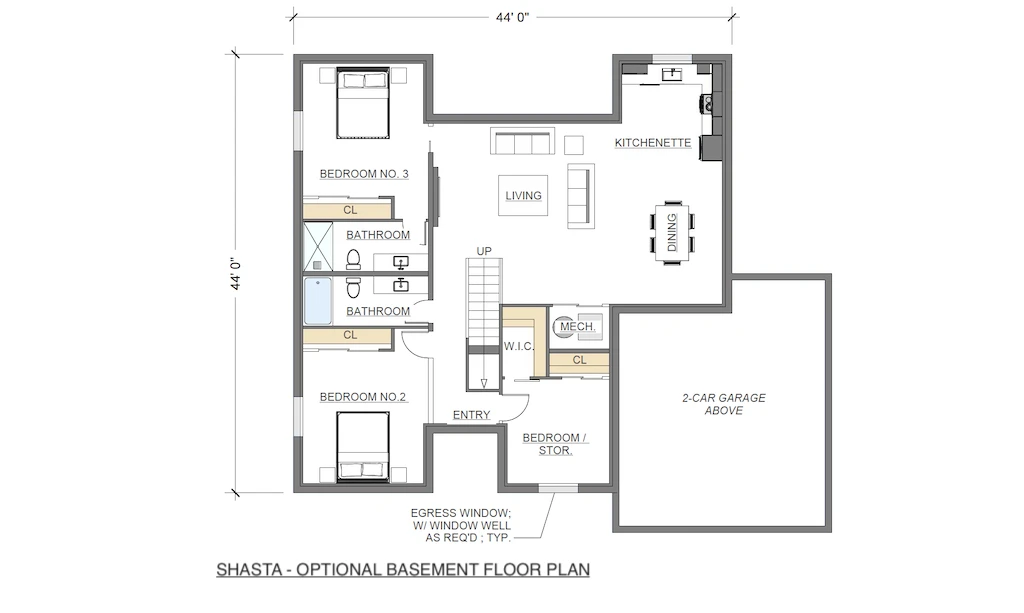 Shasta Elevations