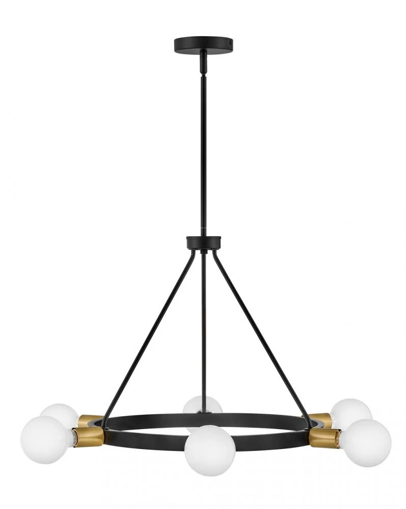 Medium Single Tier Chandelier (YUEX020W4A)